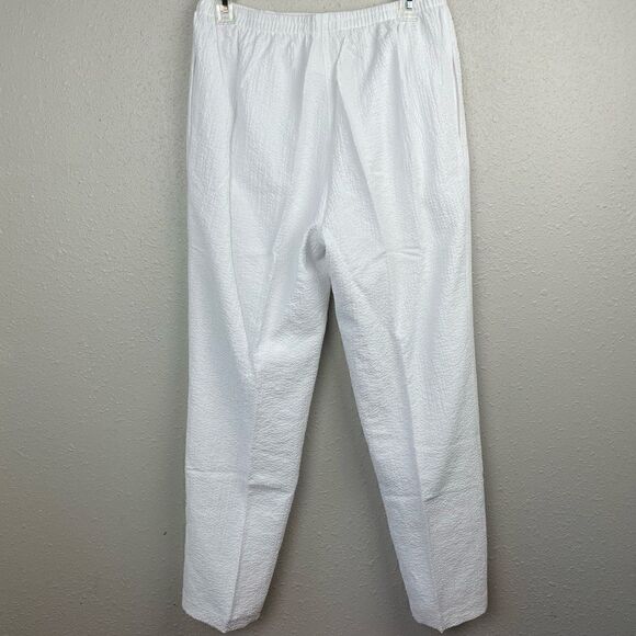 Draper’s & Damons White Casual Pants Size Petite M - Picture 4 of 5